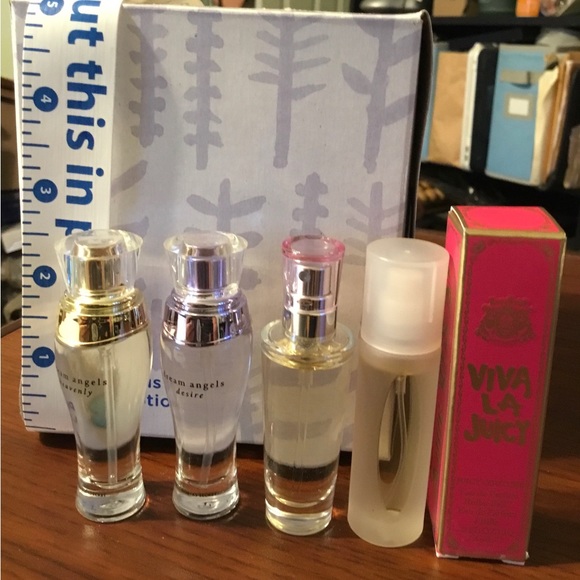 5 Qty Small Trial Sizes of Variety Perfume/ Rollerball. - Picture 2 of 4